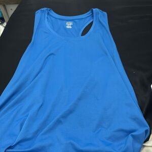 blue athletic tank